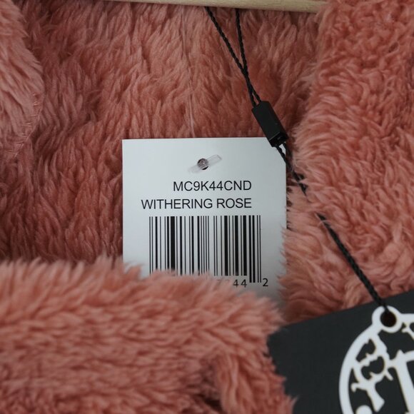 Bobeau Womens Cardigan Sweater Size S Pink Cozycore Weekend Snap Waterfall FLAW - Picture 6 of 14